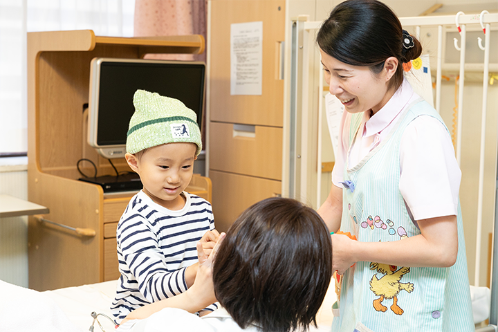 お子さまの入院生活1